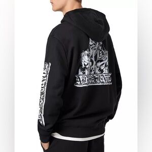 ALLSAINTS Troglodyte Graphic Cotton Hoodie